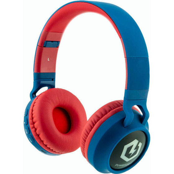PowerLocus Wireless Headphones Buddy Kids (Navy Red) - (pwl-buddy-redbluenoe)
