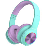 PowerLocus Wireless Headphones for kids PLED (blue&purple) - (pwl-pled-bluepurplet)