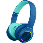 PowerLocus Wireless Headphones for kids PLED (navy&blue) - (pwl-pled-blue)