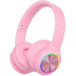 PowerLocus Wireless Headphones for kids PLED (pink) - (pwl-pled-pink)
