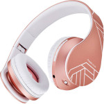 PowerLocus Wireless Headphones P2 (rose gold) - (pwl-p2-rosegoldlines)