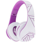 PowerLocus Wireless Headphones P2 (white-purple) - (pwl-p2-whiteviolet)