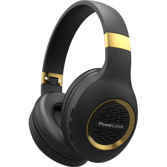 PowerLocus Wireless Headphones P4 (black) - (pwl-p4-blackgold)