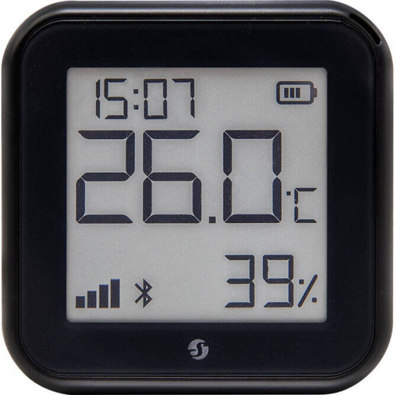 Shelly H&T Gen3 Temperature and humidity sensor, WiFi (Black) - (H&Tgen3Matteblack)