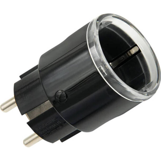 Shelly Plug S MTR Gen3 Smart Outlet (Black) - (PlugSMTRgen3Black)