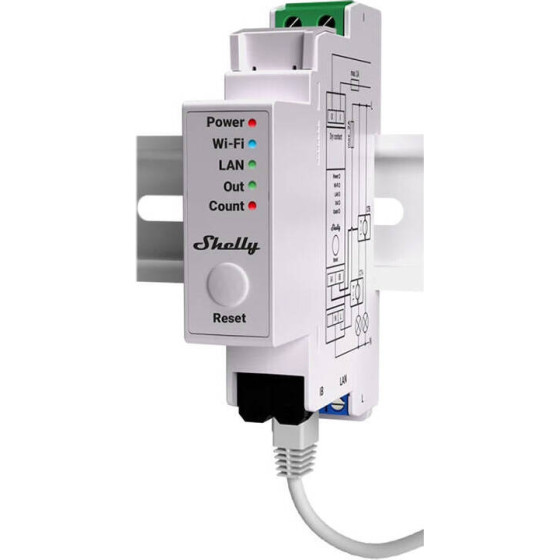 Shelly Pro EM-50 Energy Meter, WiFi/LAN - (EM-50 PRO)