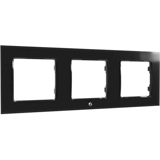 Shelly Shellly Switch Frame Triple (Black) - (Frame3Black)