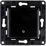Shelly wall switch 1 button (Black) - (Wallswitch1Black)