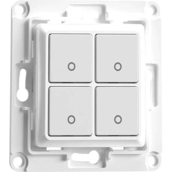 Shelly wall switch 4 button (White) - (Wallswitch4White)