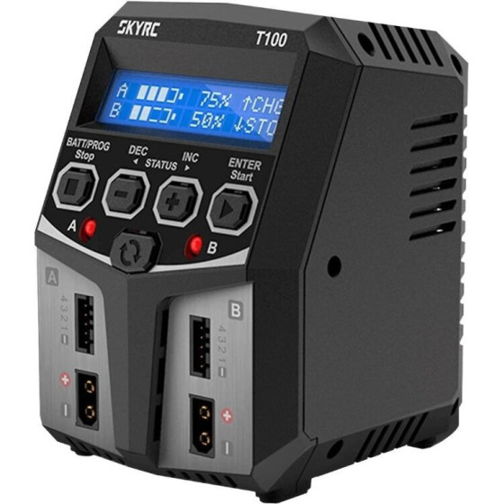 SkyRC Charger T100 2 x 50W - (SK-100162-02)