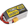Tattu Battery R-Line 5.0 1400mAh 22.2V 150C 6S1P XT60 - (TAA14006S15X6)