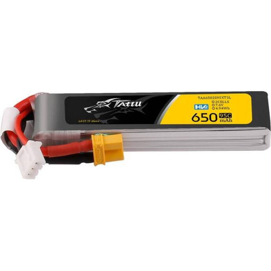 Tattu ����������� Lipo 2s 650mAh 95C 7.6V HV z XT30 Long-Pack - (TAA6502S95XT3L)