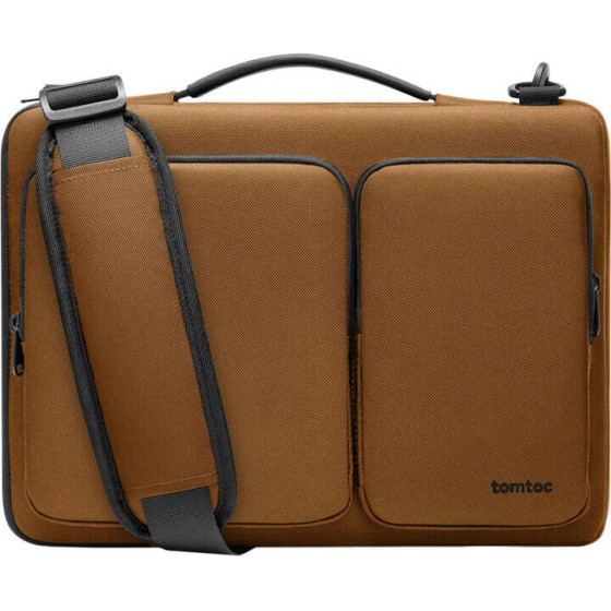 Tomtoc Laptop Briefcase 13,5-14'' Defender-A42 (brown) - (A42D3Y1)