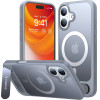 Torras Etui Pstand Series do iPhone 16 Plus (Titanium gray) - (X00FX1941)