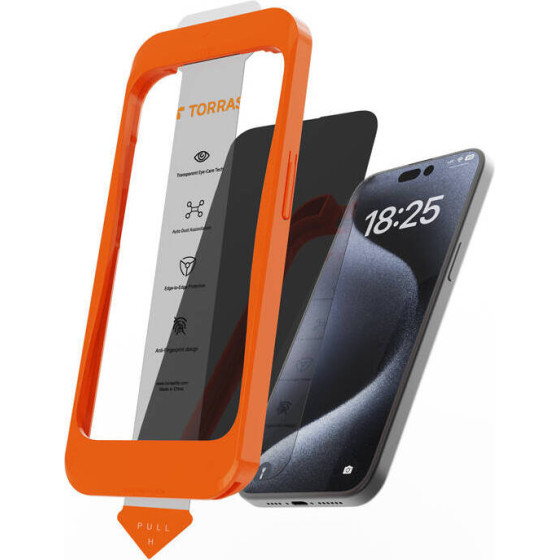 Torras Install Master tempered glass for iPhone 16 - (X00FX1538)