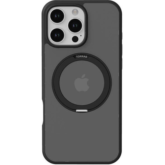 Torras Ostand Pro Case for iPhone 16 ProMax (Black) - (X00FX1914)