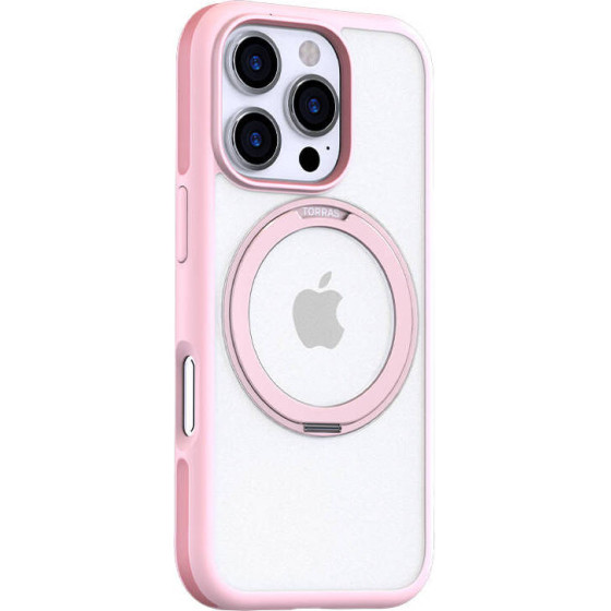 Torras Ostand R Fusion Case for iPhone 16 ProMax (Pink) - (X00FX1884)