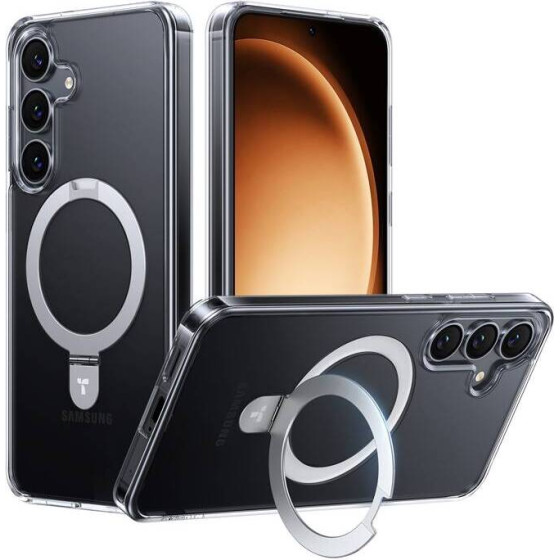 Torras Ostand Series phone case for Samsung S25+ (transparent) - (X00FX2221)