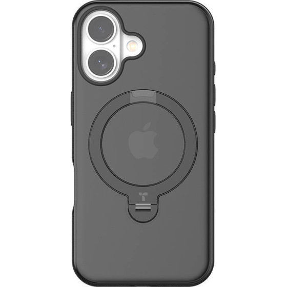Torras Ostand Spin Case for iPhone 16 (Black) - (X00FX1977)