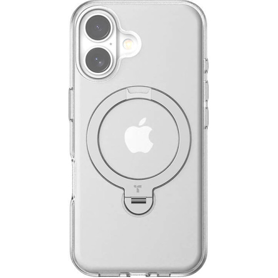 Torras Ostand Spin Case for iPhone 16 (Transparent) - (X00FX1978)