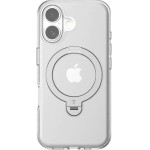 Torras Ostand Spin Case for iPhone 16 Plus (Transparent) - (X00FX1982)