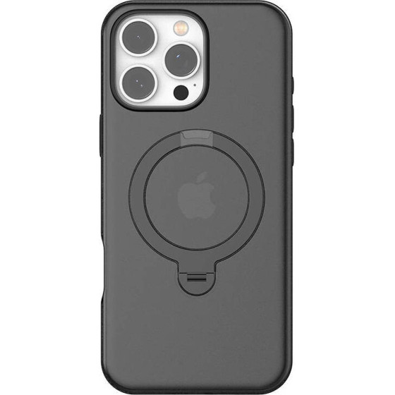 Torras Ostand Spin Case for iPhone 16 Pro (Black) - (X00FX1985)