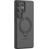 Torras Ostand Spin Series Phone Case for Samsung S25 Ultra (black) - (X00FX2213)