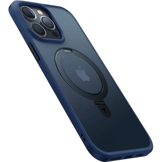 Torras phone case UPRO Ostand Matte for iPhone 15 PRO (blue) - (X00FX0849)