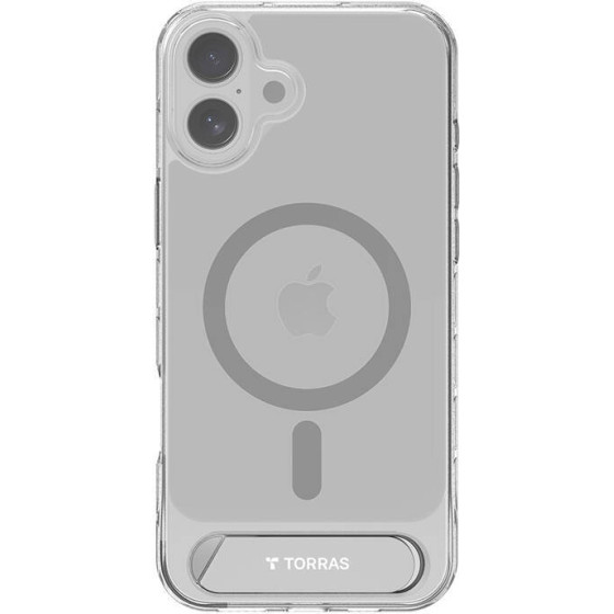 Torras Pstand Series Case for iPhone 16 (Transparent) - (X00FX1932)