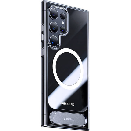 Torras UPRO Pstand Case for Samsung S24 Ultra (Transparent) - (X00FX1281)