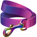 Waudog gradient nylon dog leash, 15mm wide, 122cm long, purple - (46629)