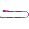 Waudog gradient nylon dog leash, 20mm wide, 122cm long, purple - (46619)