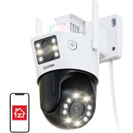 ZOSI ������ ���������� �������������� WiFi Pan Tilt 6MP Dual IP66 (�����) - (C298)