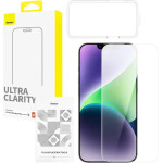 Baseus ������������� ������ Tempered Glass OS ��� iPhone 13 Pro Max/14 Plus (��������) - (P60057400203-01)