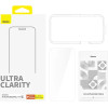 Baseus ������������� ������ Tempered Glass OS ��� iPhone 13 Pro Max/14 Plus (��������) - (P60057400203-01)