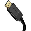 Baseus ������� 2xHDMI 2.0 4K 60Hz, 3D, HDR, 18Gbps, 1m (�����) - (CAKGQ-A01)