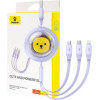 Baseus ������� 3��1 USB �� USB-C/MicroUSB/Lightning, 3.5A, 1.1m (����) - (P10362900511-00)