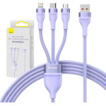 Baseus ������� USB 3��1 Flash II Series, USB-C+MicroUSB+Lightning, 66W, 1.2m (Mo�) - (CASS040005)