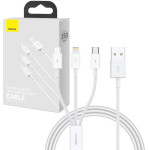 Baseus ������� USB 3��1 Superior Series, USB �� MicroUSB / USB-C / Lightning, 3.5A, 1m (�����) - (P10320105221-00)