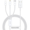 Baseus ������� USB 3��1 Superior Series, USB �� MicroUSB / USB-C / Lightning, 3.5A, 1m (�����) - (P10320105221-00)