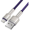 Baseus ������� USB �� Lightning Cafule, 2.4A, 1m (���) - (CALJK-A05)
