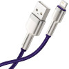 Baseus ������� USB �� Lightning Cafule, 2.4A, 1m (���) - (CALJK-A05)