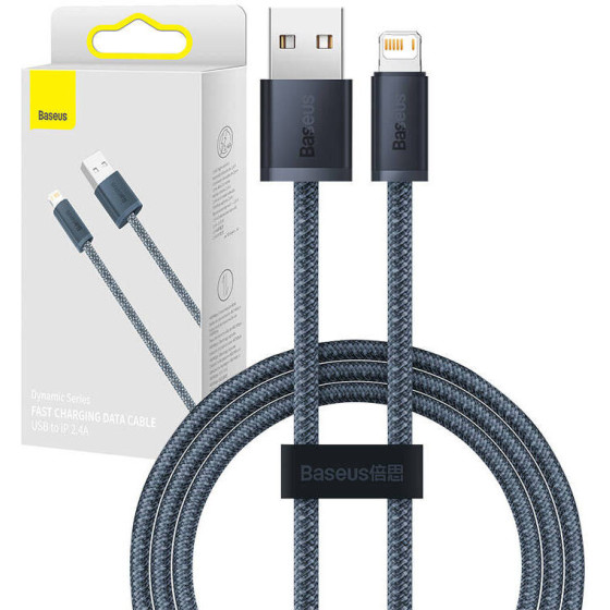 Baseus ������� USB �� Lightning Dynamic Series, 2.4A, 1m (����) - (CALD000416)