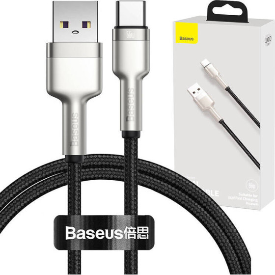 Baseus ������� USB �� USB-C Cafule, 66W, 1m (�����) - (CAKF000101)