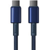 Baseus ������� USB-C �� USB-C Tungsten Gold, 100W, 1m (����) - (P10319800321-03)