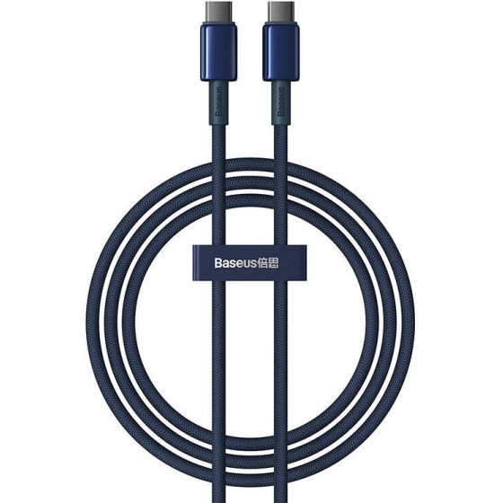 Baseus ������� USB-C �� USB-C Tungsten Gold, 100W, 1m (����) - (P10319800321-03)