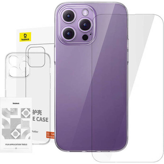 Baseus ���� ��� iPhone 14 ProMax ��� ������������� ������ Tempered Glass (��������) - (P60115401201-01)