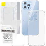 Baseus ���� ��� ������������� ������ Tempered Glass Corning ��� iPhone 13 Pro (��������) - (P60112201201-01)