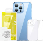 Baseus ���� SuperCeramic Glass ��� ������������� ������ Temperred Glass ��� iPhone 14 Plus (��������) - (ARCJ010102)