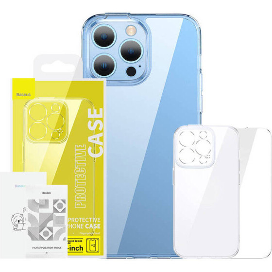 Baseus ���� SuperCeramic Glass ��� ������������� ������ Temperred Glass ��� iPhone 14 Plus (��������) - (ARCJ010102)